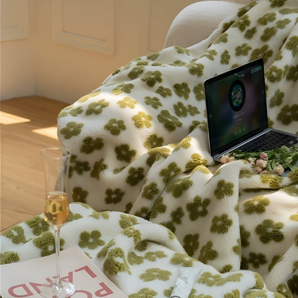 Naturens Vildblomma Lycka Filt