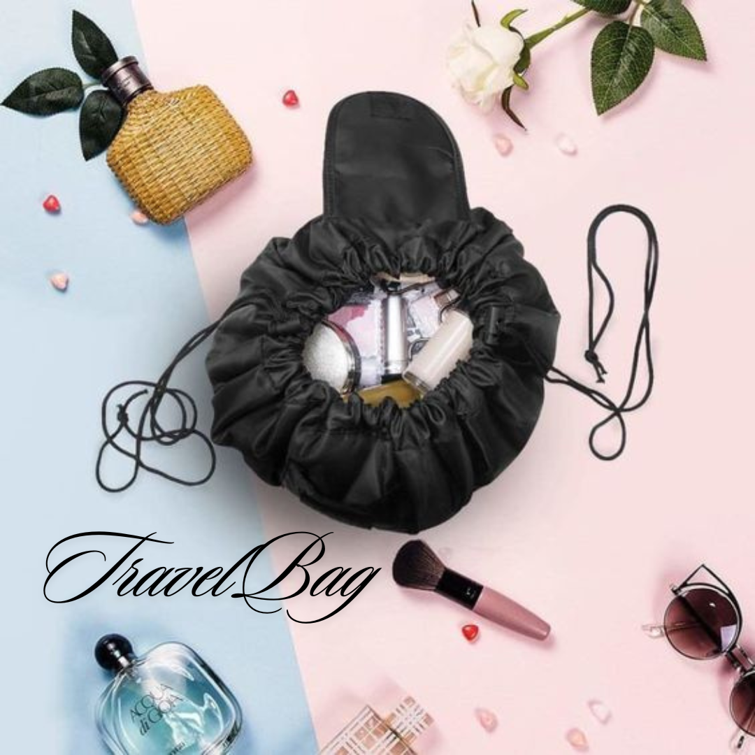 Carvallo - Kosmetiktask med snörning och stort utrymme