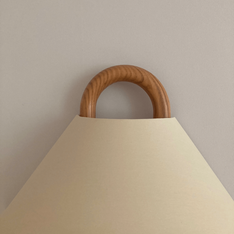Vägglampa Modern Trä Tyg Sconcelampa