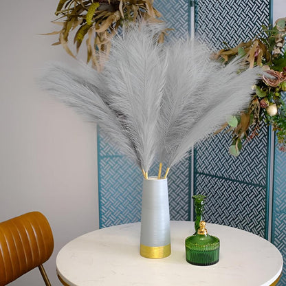 Stiliga Faux Pampas Gräs Stjälkar | 3 St