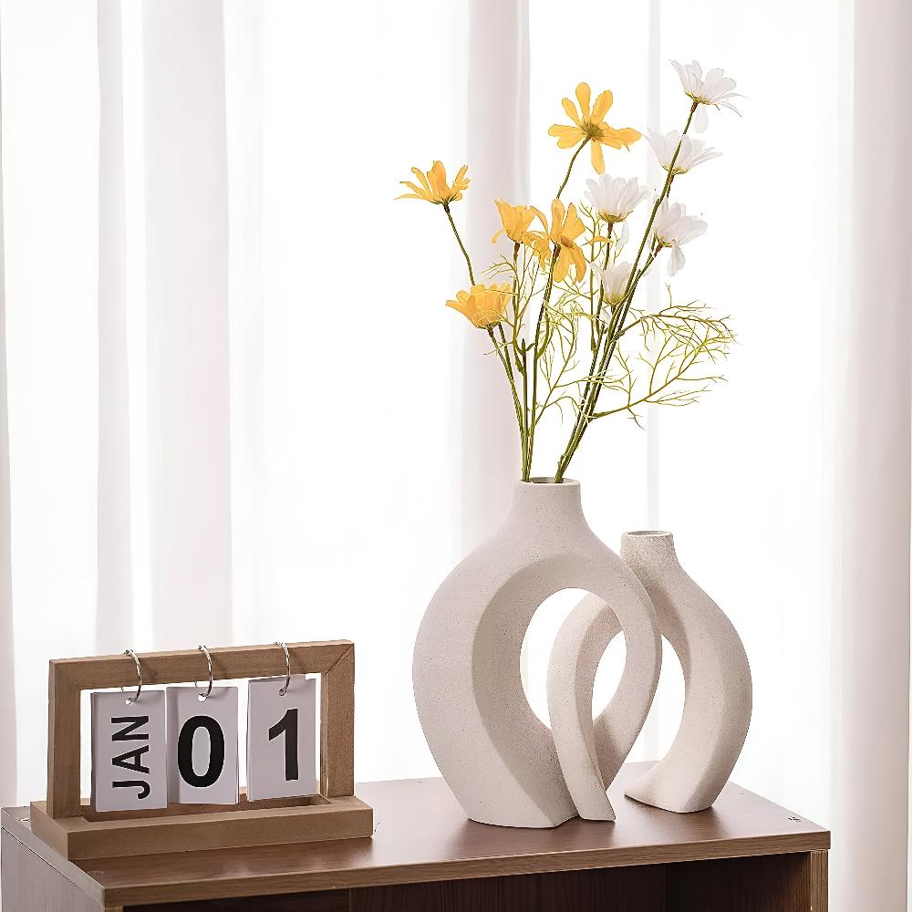 Unity Vase Duo | Modern Abstrakt Keramik