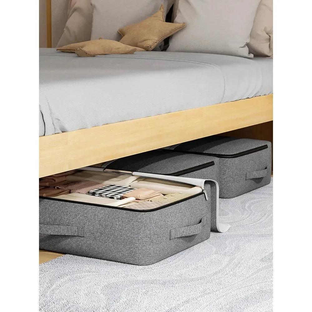 QuiltVault Bag - Sängförvaringsväska med stor kapacitet och tvåvägsdragkedja