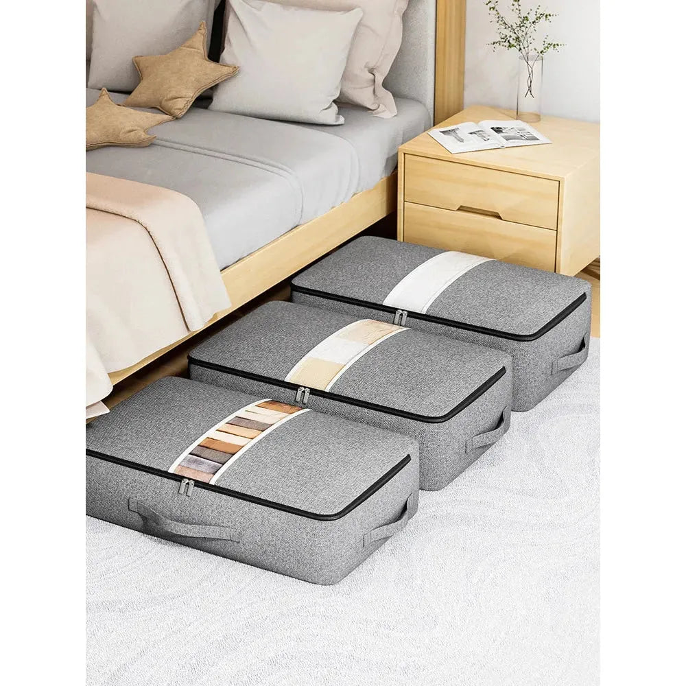 QuiltVault Bag - Sängförvaringsväska med stor kapacitet och tvåvägsdragkedja