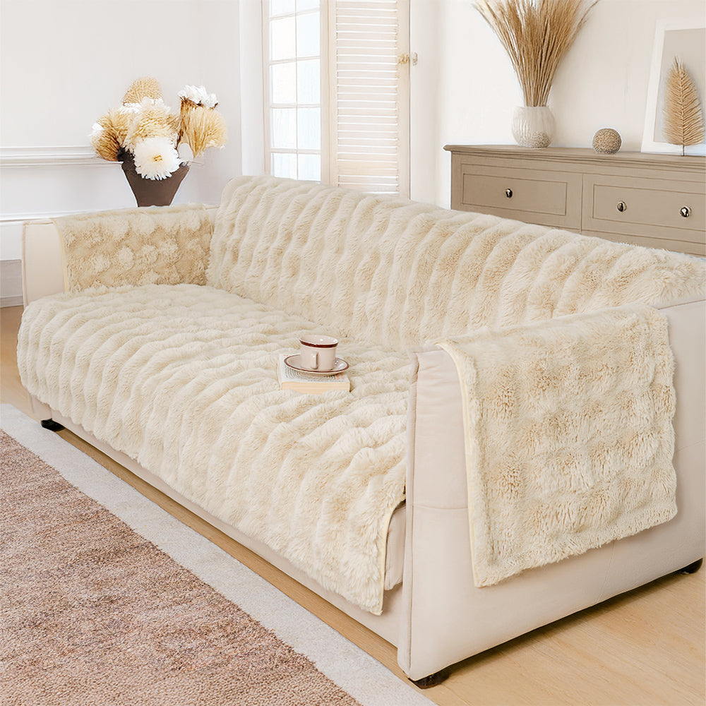 Vattentät Fluffy Soft Möbelskydd Sofföverdrag-EverDry