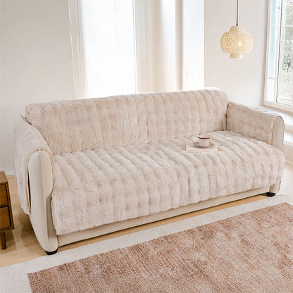 Vattentät Fluffy Soft Möbelskydd Sofföverdrag-EverDry
