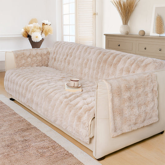Vattentät Fluffy Soft Möbelskydd Sofföverdrag-EverDry