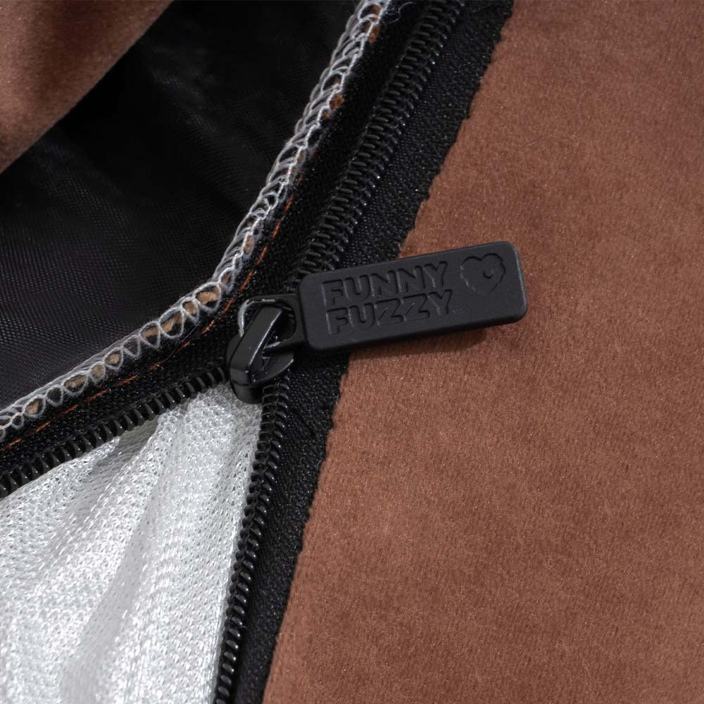 Bliss Bolster Ortopedisk Hundsäng Sammet Skum Stödjande Design