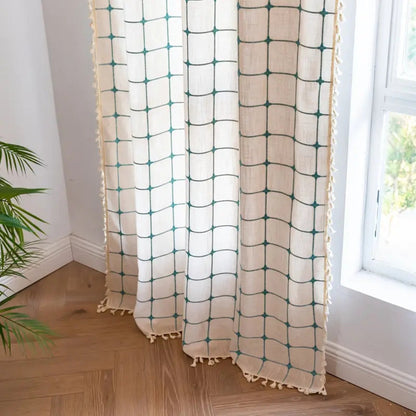 Turkos Galler Boho Fransgardin