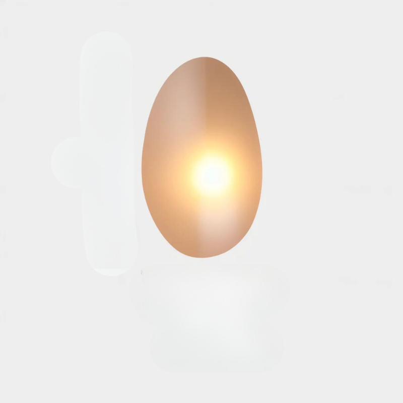 PebbleHue Vägglampa - LED Vägglampa i Glas i Nordisk Stil