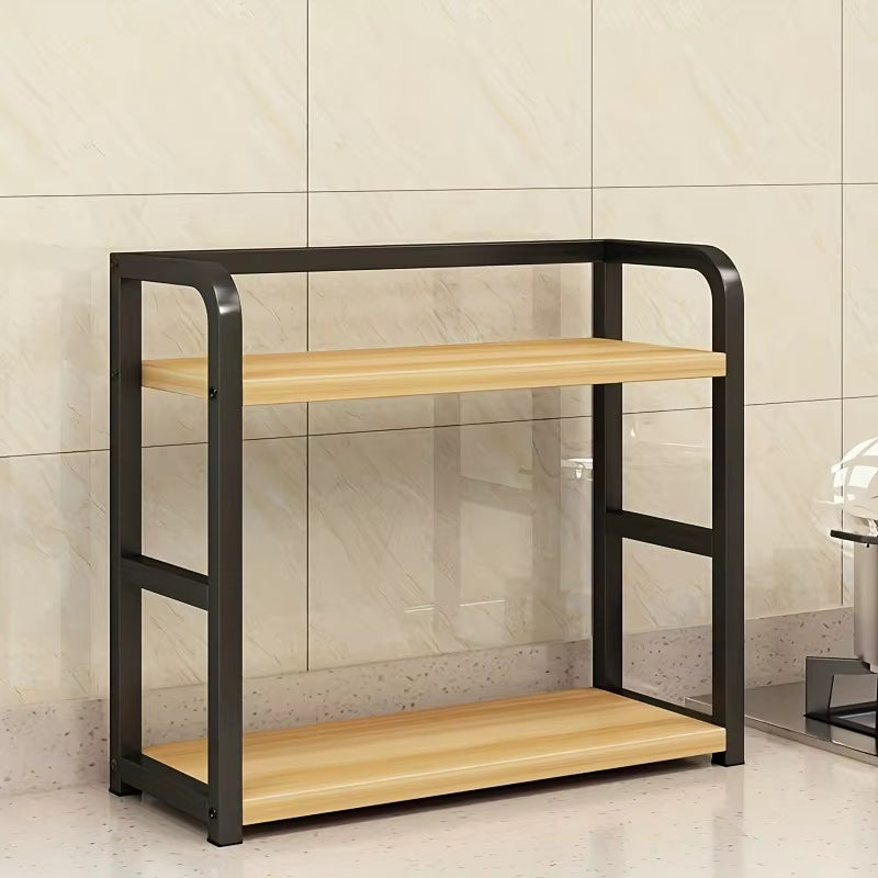 Carvallo – 2-lagers förvaringsställ för effektiv köksorganisering och bänkdisplay