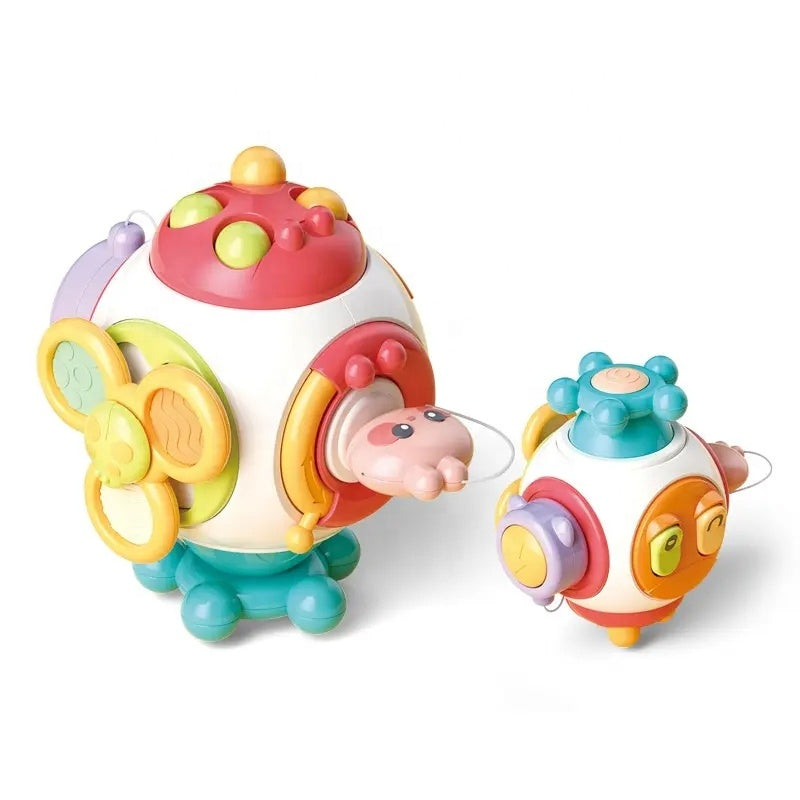 Barns Montessori Aktivitetskub - Perfekt för På Språng