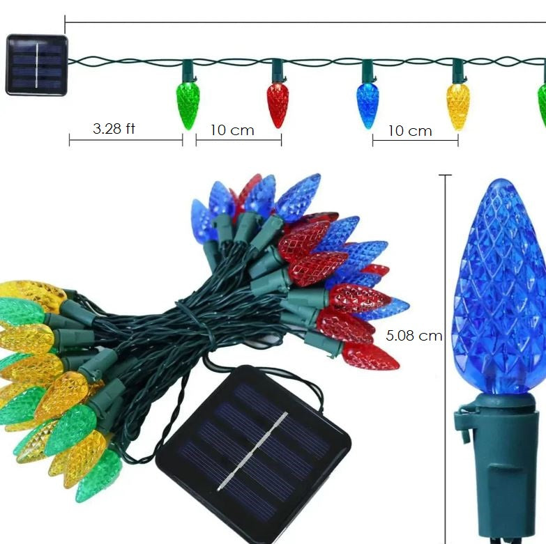 Carvallo – Solcellsdrivna C6-ljus för en festlig utomhusbelysning