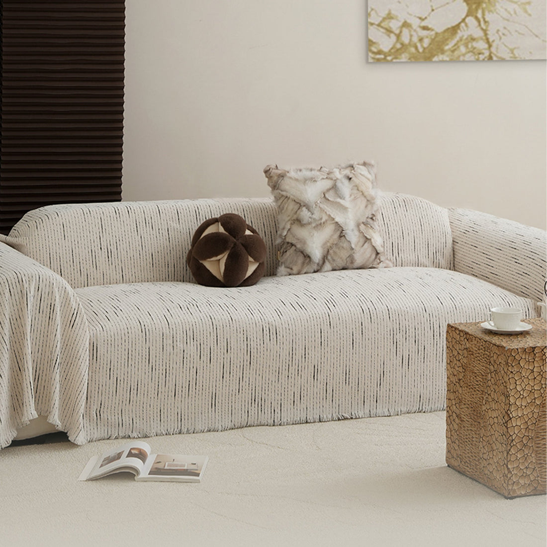 Jacquard Chenille Sofföverdrag