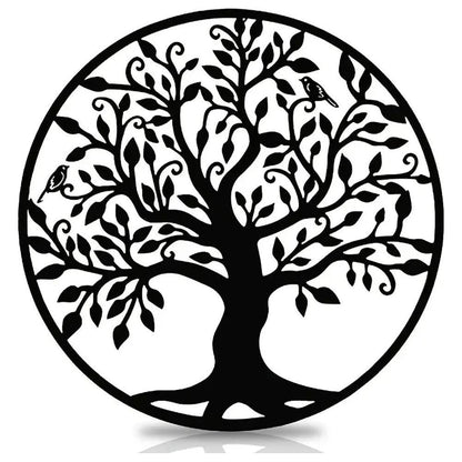 Livets Träd Metallkonst - Hängande Metall Yggdrasil Vägghängen