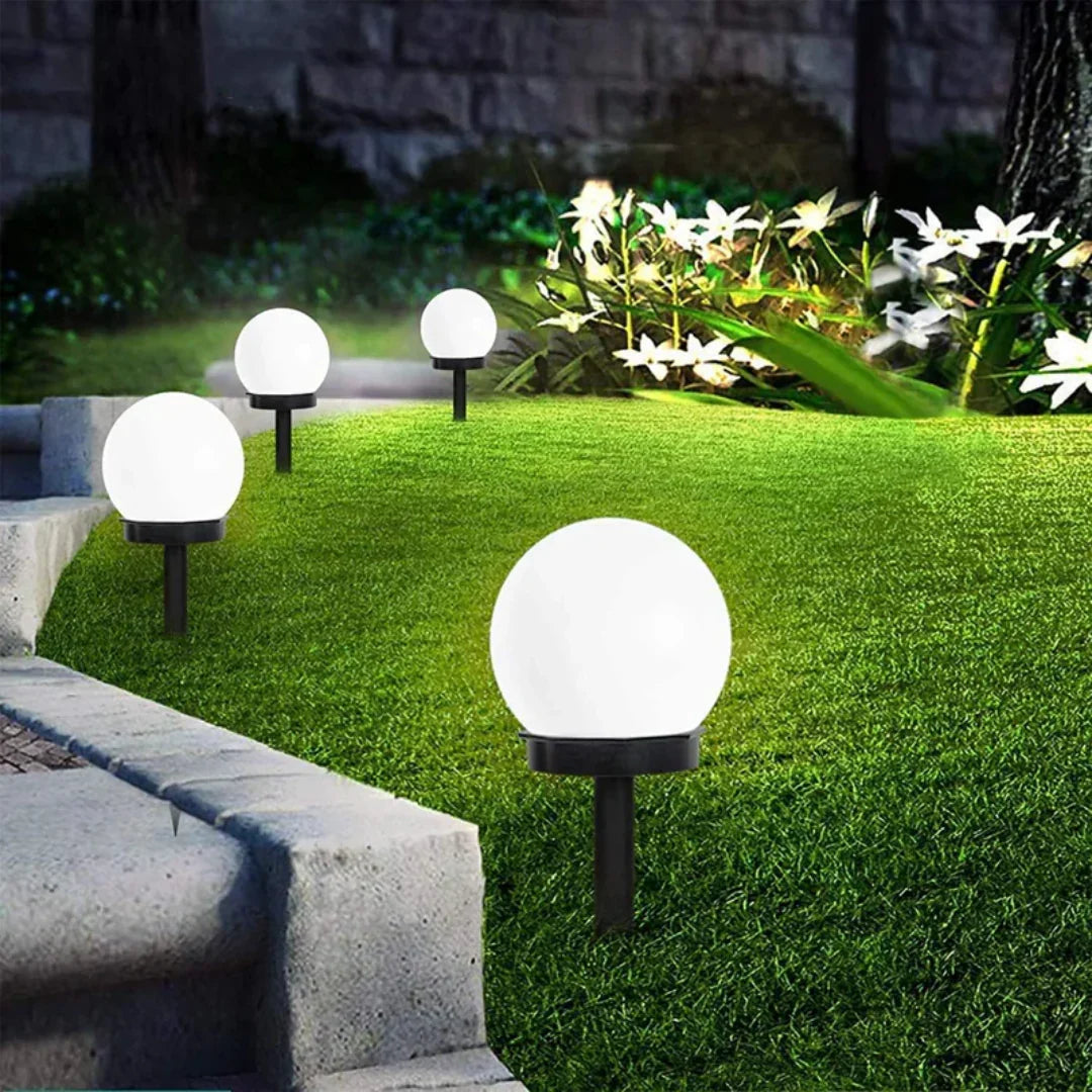 3-pack Vattentäta LED Solarlampor för trädgården