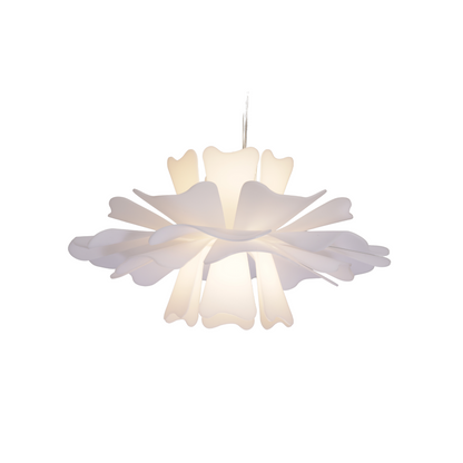 Petalia - Elegant Vit Taklampa i Metall