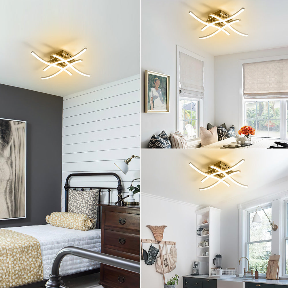 LED Taklampa Modern Aluminium Infälld Armatur