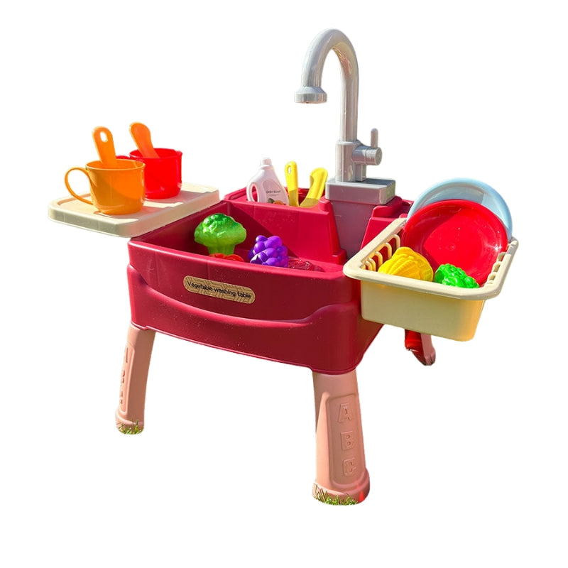 Carvallo – Interaktiv Leksakslåda med Funktionerande Kran för Barn