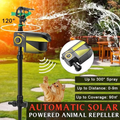 Automatisk rörelsedetektorerad djuravskräckande trädgårdssprinkler - Djur sensor utomhus gräsmatta vattensprinkler