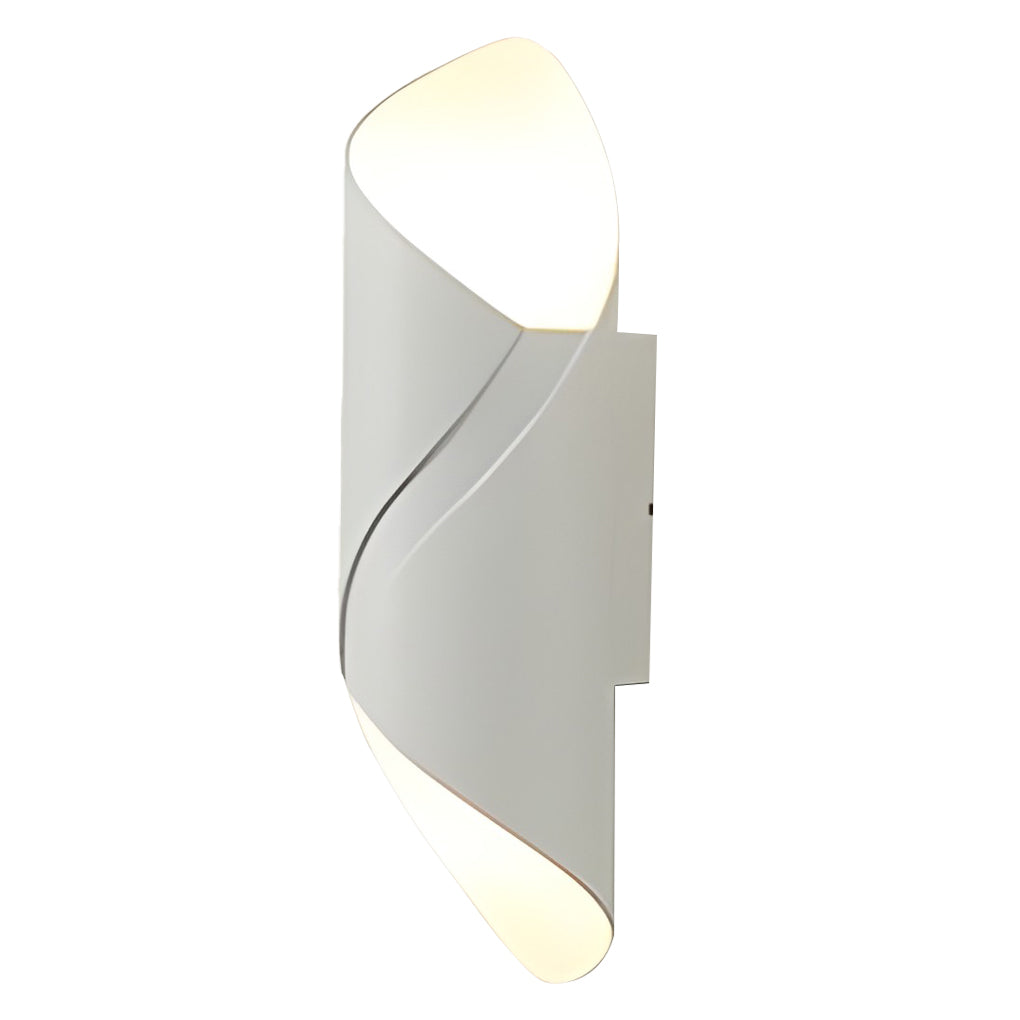 Vägglampa modern svart aluminium utomhus vägglampa