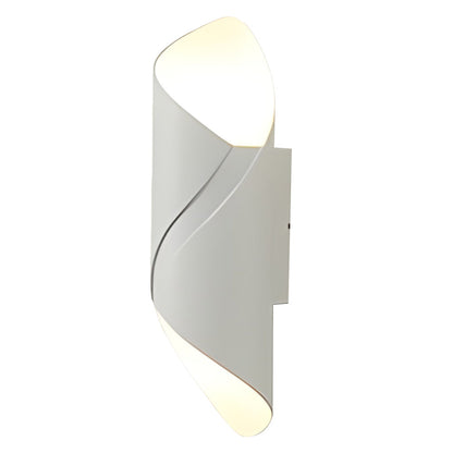 Vägglampa modern svart aluminium utomhus vägglampa