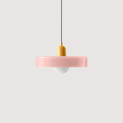 Bauhaus Färgglad Glas Hänglampa