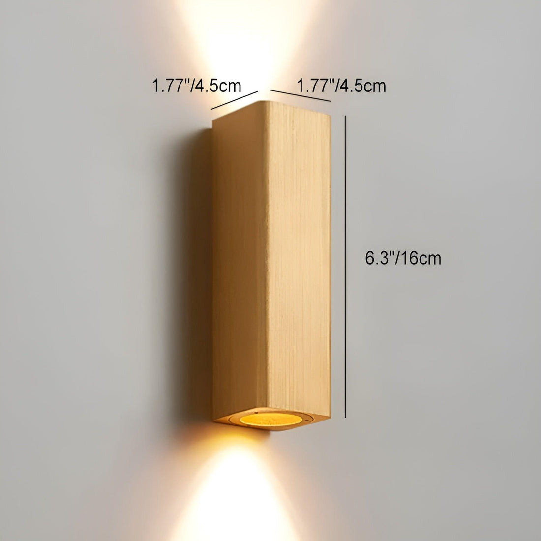Aisle Light – Nordisk Minimalistisk Rektangulär LED Vägglampa