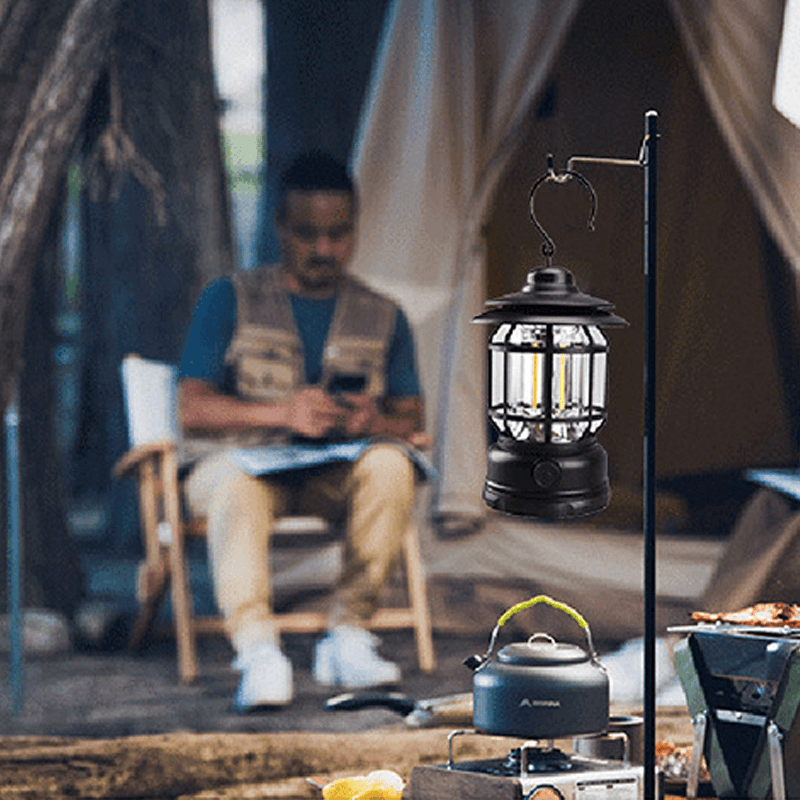 VintageGlow - Bärbar Retro Campinglampa