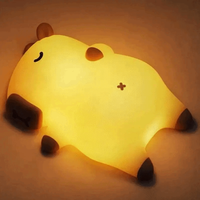 Lumora Capybara Nattlampa: Söt, Mysig och Praktisk