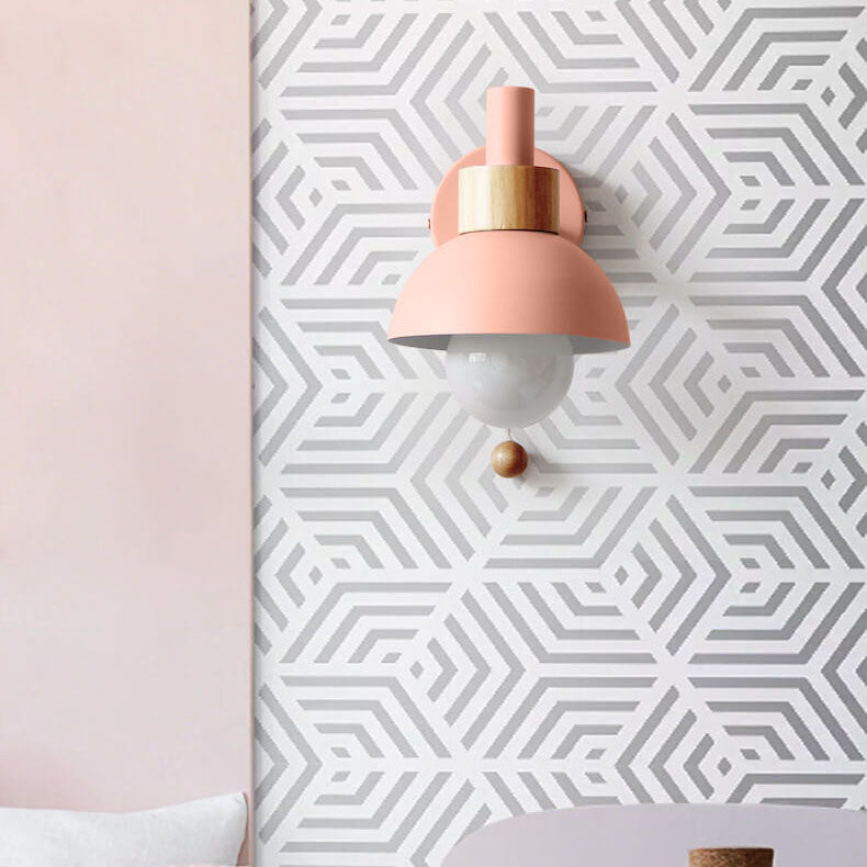 Vägglampa Modern Färgglad Metall Globskärm
