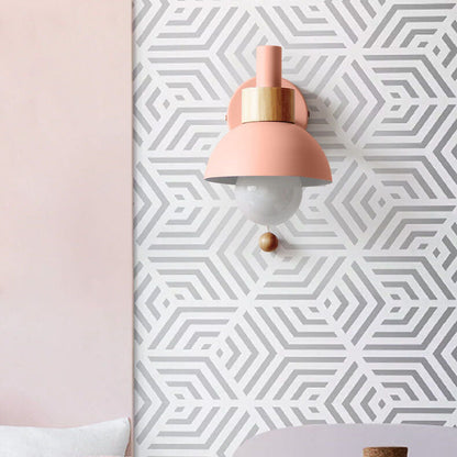 Vägglampa Modern Färgglad Metall Globskärm