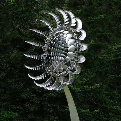 Ny Anti-Rost Magisk Metall Vindmolle-Kinetiska Metall Vindsnurror