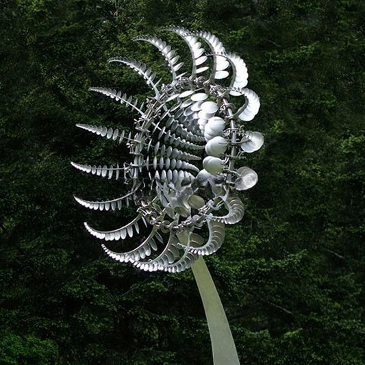 Ny Anti-Rost Magisk Metall Vindmolle-Kinetiska Metall Vindsnurror