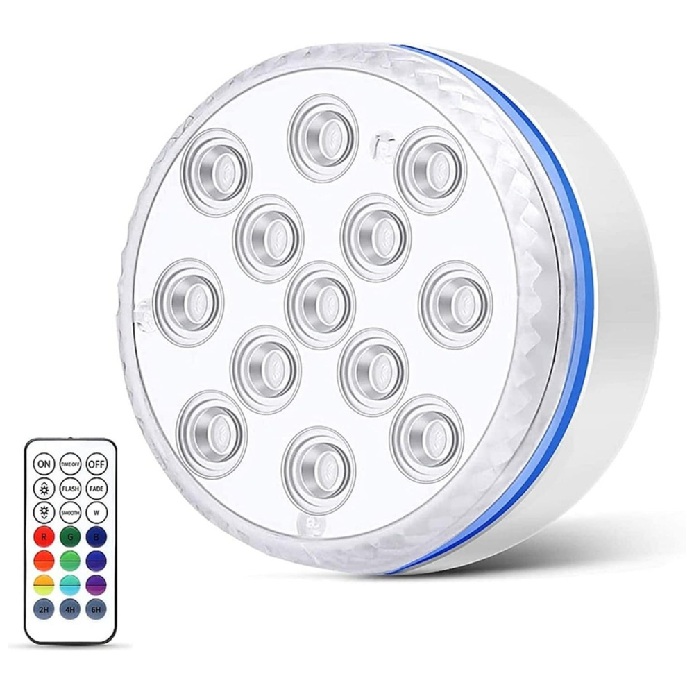 RoyaleGlow Färgglada Nedsänkbara LED Poolfestljus