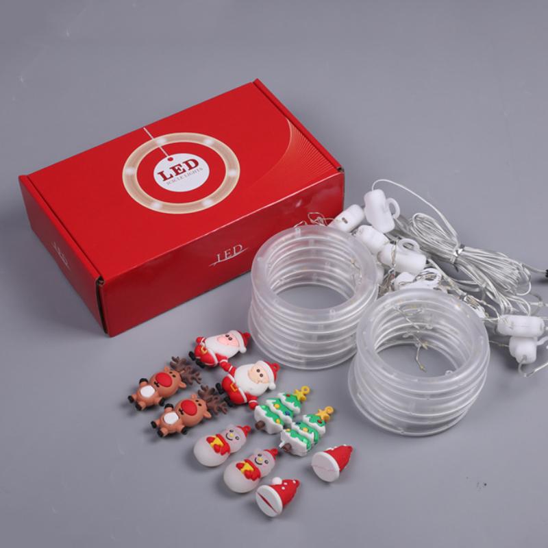 TwinkleJoy Julbelysning – LED-ljusslinga med festliga figurer