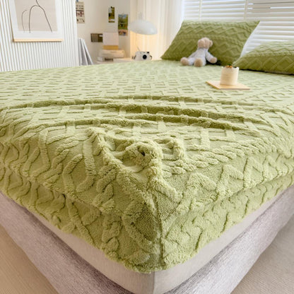 Premium Velvet Sherpa Sängset