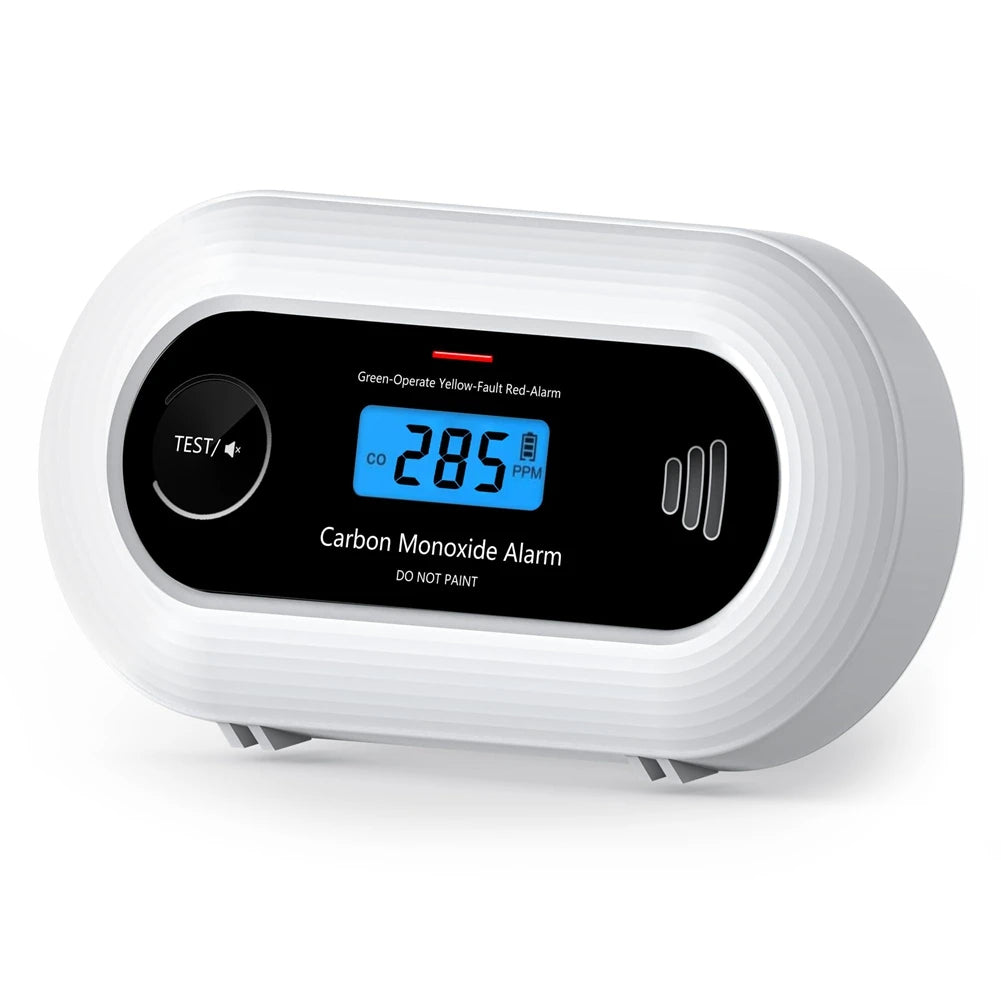 Koldioxiddetektor – 10-års batteri CO-alarm med LCD
