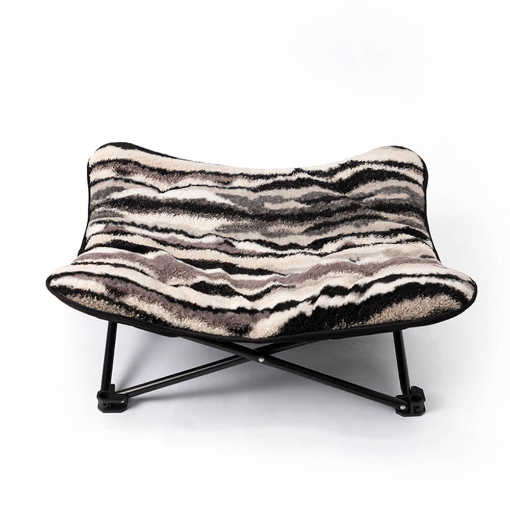 Bärbar upphöjd hundsäng Fällbar Andningsbar Polyester för inomhus- och utomhusbruk