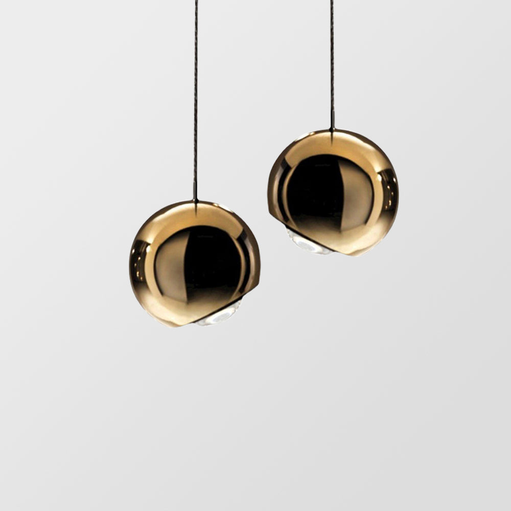 Medeltida Spegel Boll LED Hänglampa