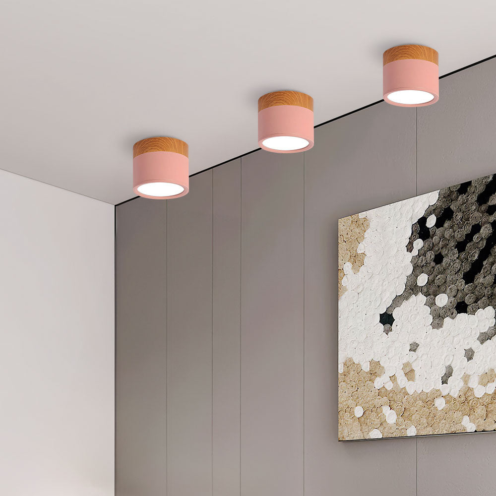LED Taklampa Modern Flush Mount Cylinder