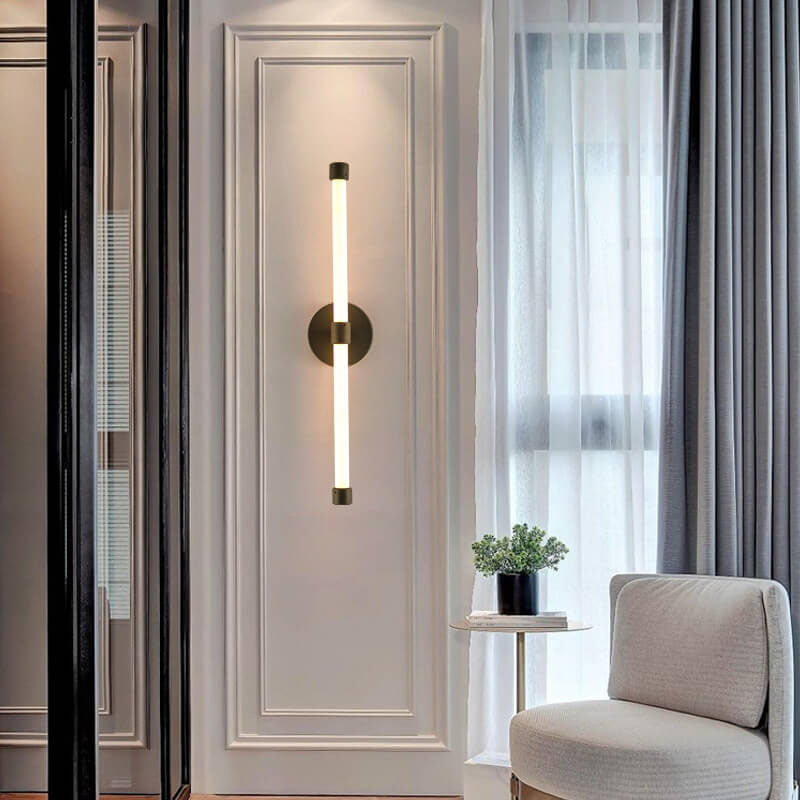 Modern minimalistisk LED-vägglampa med 1 ljus