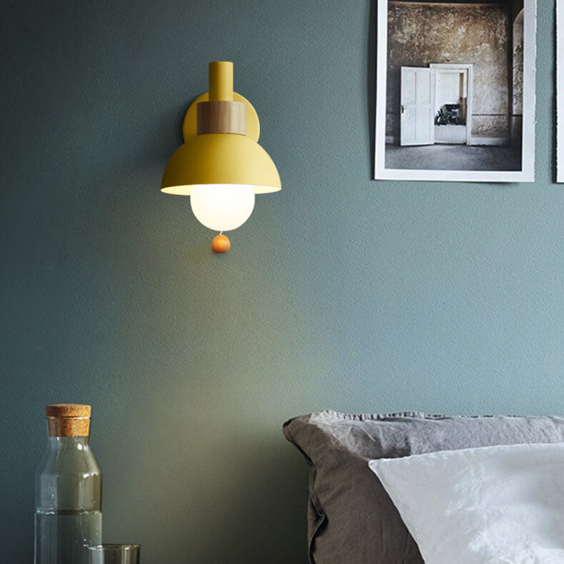 Vägglampa Modern Färgglad Metall Globskärm