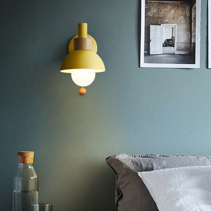 Vägglampa Modern Färgglad Metall Globskärm