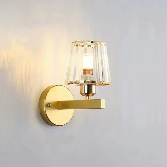 CrystalLuxe - Modern kristall LED vägglampa