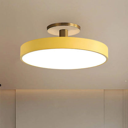 Modern Flush Mount Ceiling Light | 5.9×11.8–23.6 in | LED Rund Armatur | Hårdvara + Akryl | Brick by Brick