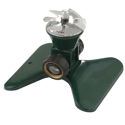 360-Grad Automatisk Rotering Metall Gräsmatta Sprinkler – Effektiv Trädgårdsbevattning Spruthuvud