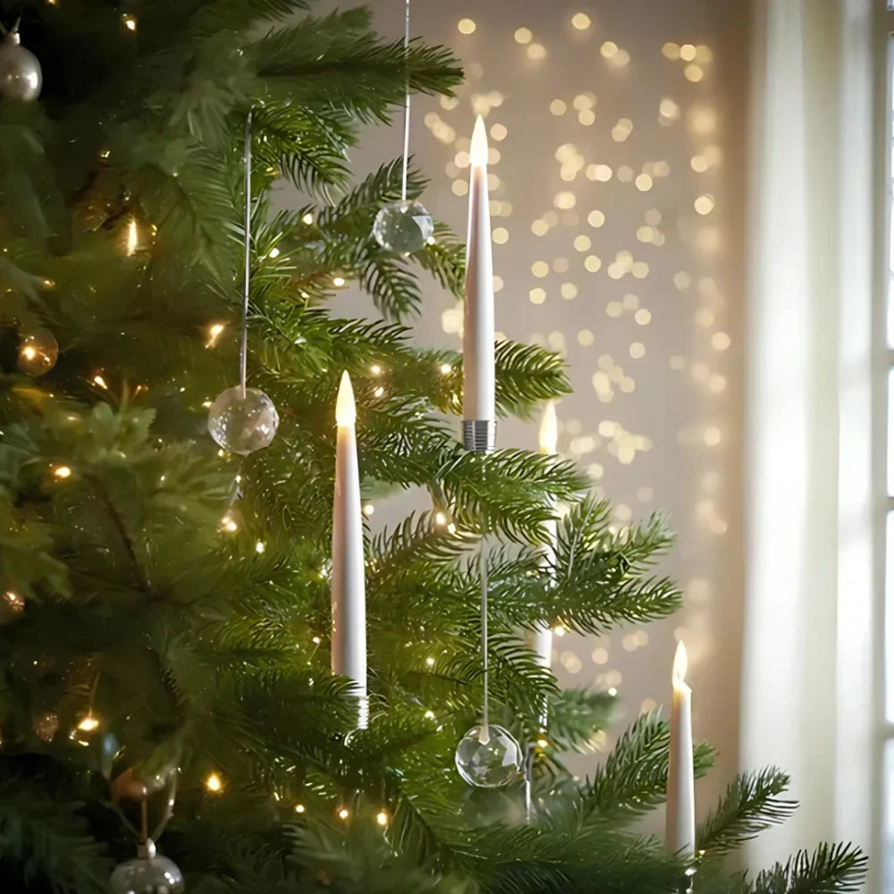 Julgransbelysning med fladdrande LED-ljus