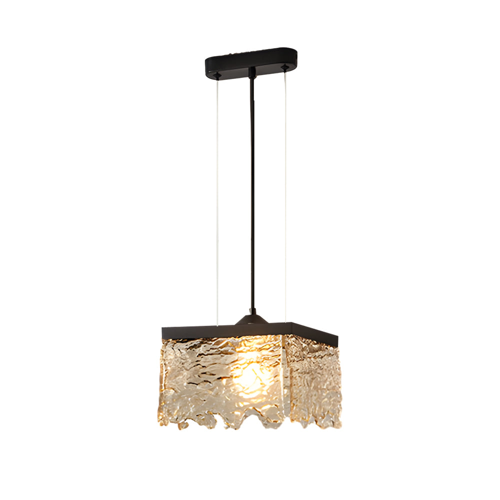 1/2-Ljus Glas 3-Stegs Dimbara Krona Lampa Matrum Belysning