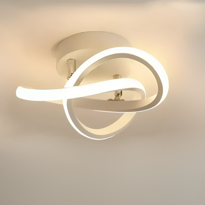 Modern LED Taklampa - 2 Ringar Kreativ Design