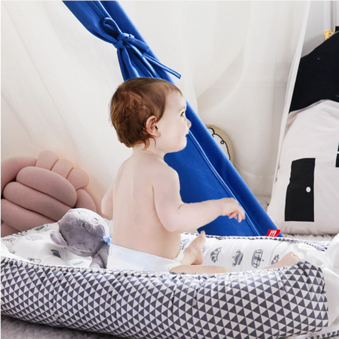 Portabel rese kudde för baby